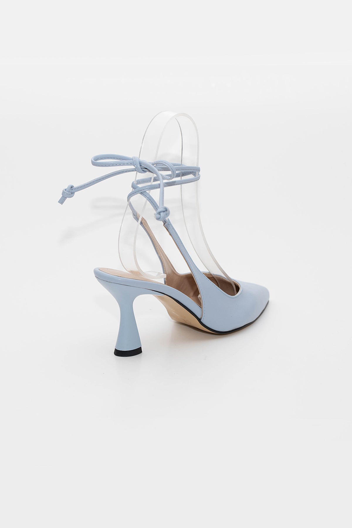 Kadın İpli Klasik Topuklu Ayakkabı Berry Star Gate Shoes-Mavi