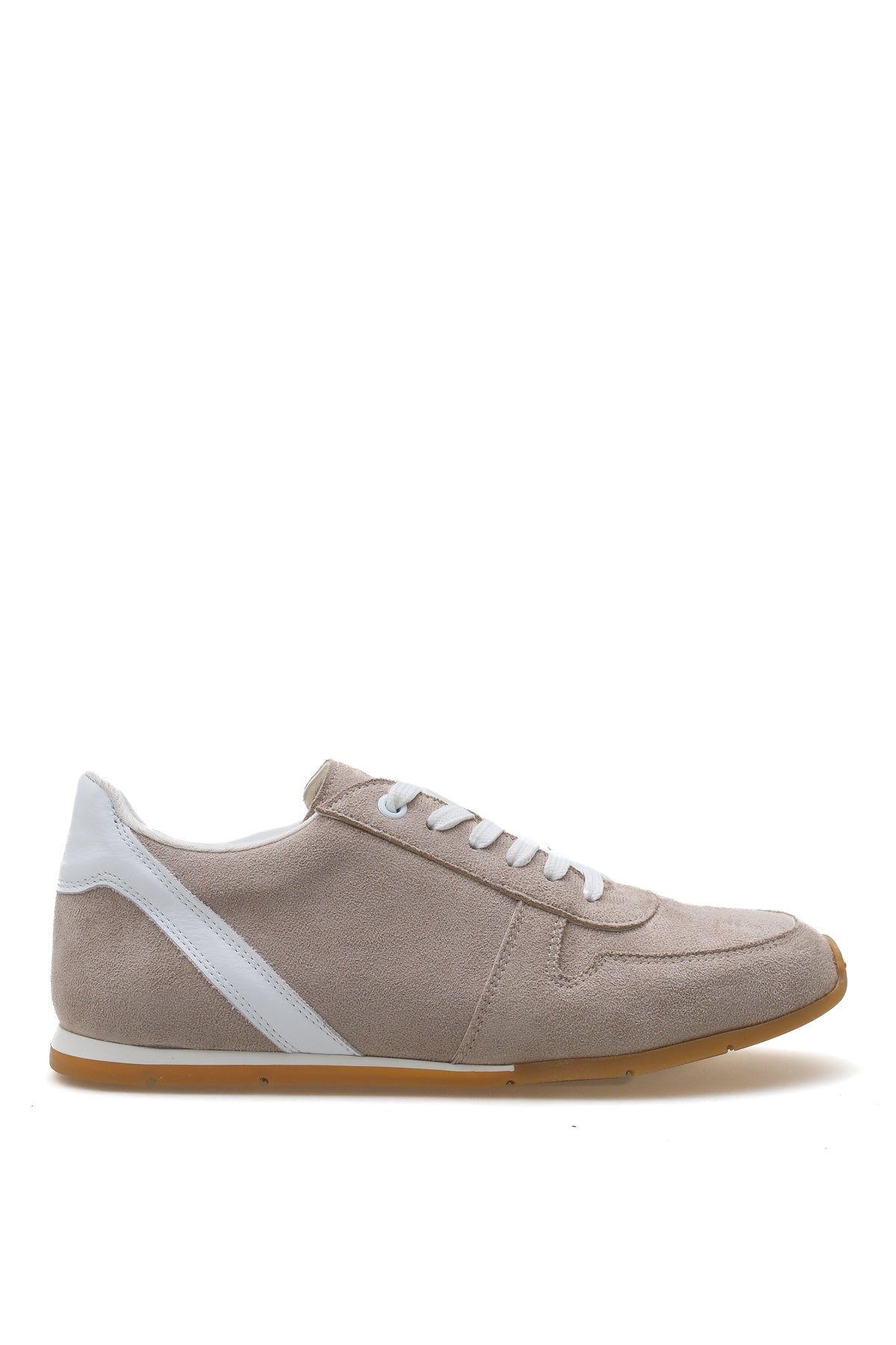 ALESSİA Bej Süet Kadın Sneaker Ayakkabı - Günlük Konfor & Şıklık